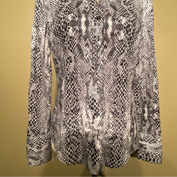 Calvin Klein Animal Print Blouse - Picture 5 of 13